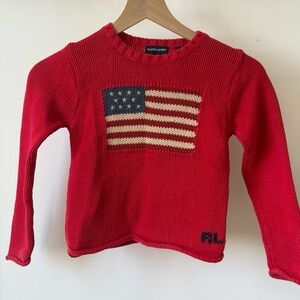 Ralph Lauren Kids Red Sweater 6T 🇺🇸